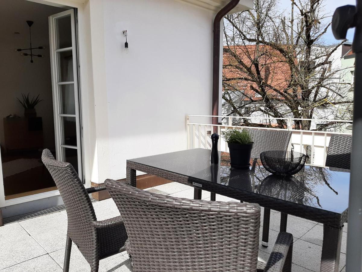 Apartment 4-6 Personen I 80Qm I Altstadt I Dachterasse I Parkplatz Straubing Eksteriør billede